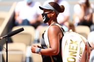 Naomi Osaka at the 2021 French Open.